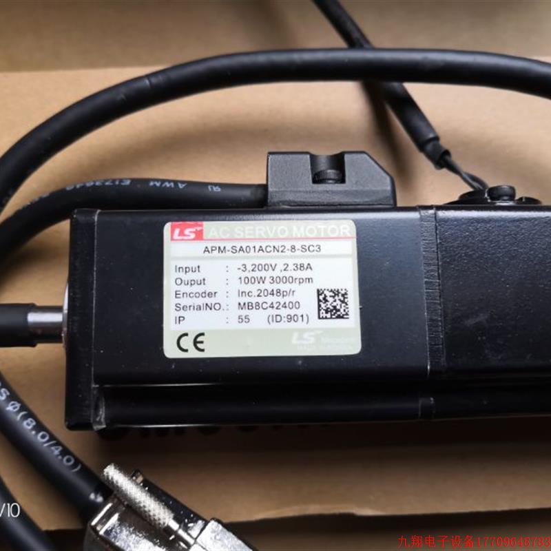 拍前询价:原装韩国伺服电机APM-SA01ACN2-8-SC3马达10