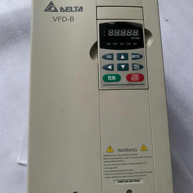 拍前询价：(议价产品)台达变频器 VFD-B VFD055B43A 拆机5.5K