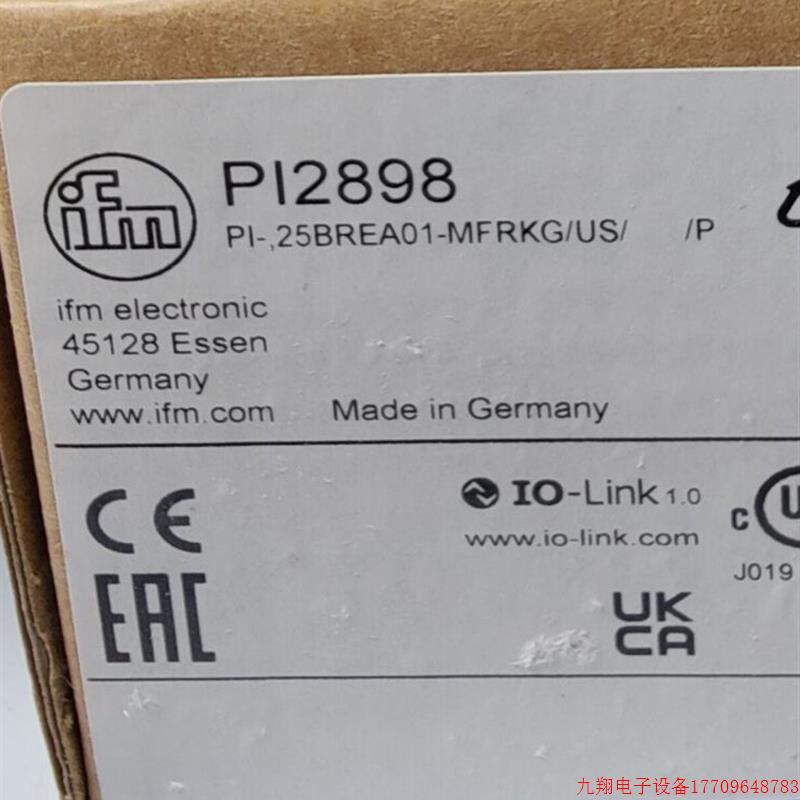 拍前询价:IFM PI2897 PI2898 PI2899 PI2997 全新原装正品易福门