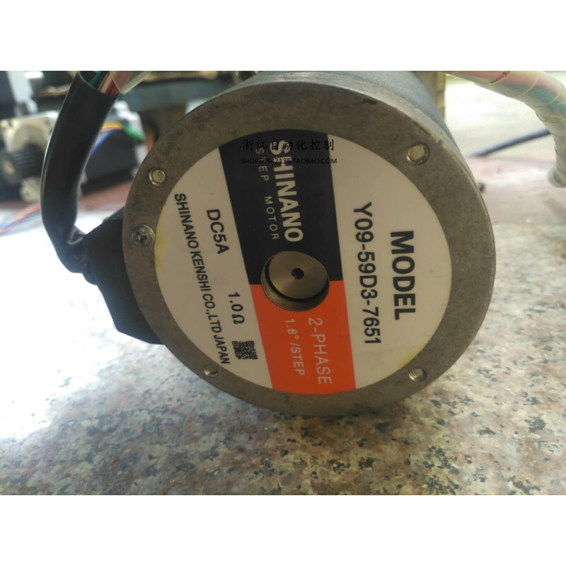 拍前询价：旧旧新款拆 信浓Y09-59D3-7651 步进电机