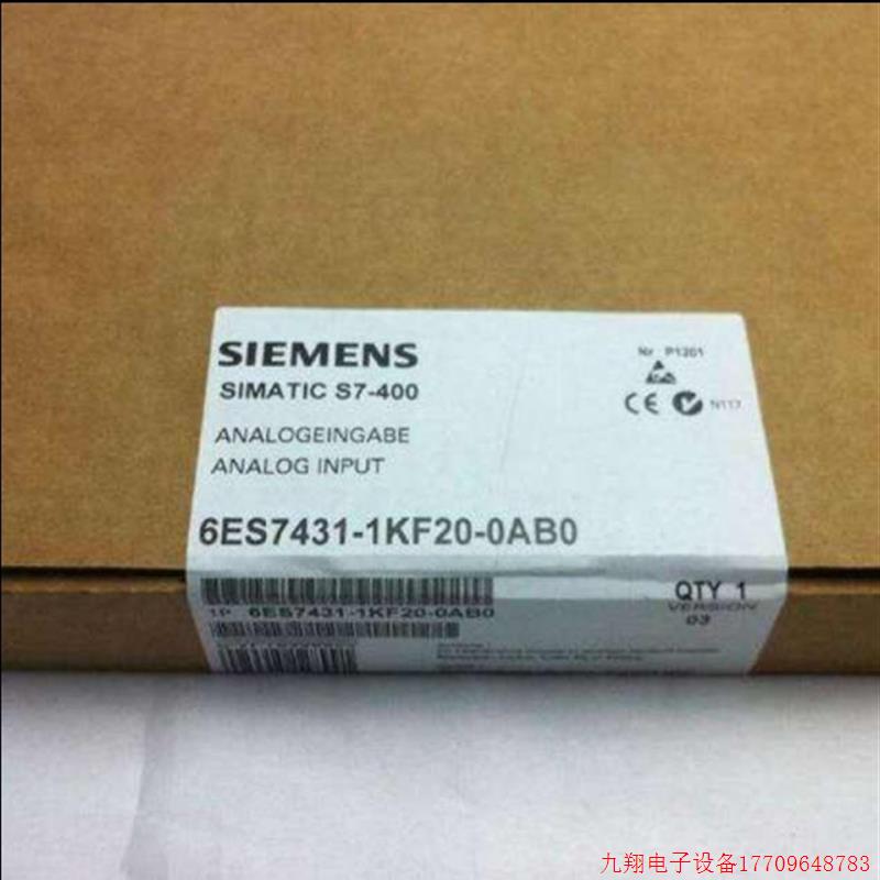 拍前询价:6ES7431-1KF20-0AB0S7-400模拟量输入模块6ES74311KF20