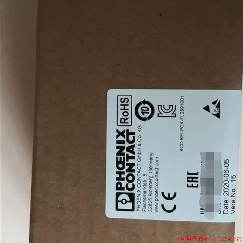 拍前询价:原装正品菲尼克斯交换机 2891001 FL SWITCH SFNB 5TX