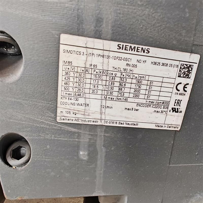 拍前询价：1ph8131-1df22-0gc1 伺服电机主轴电机【议价产品】