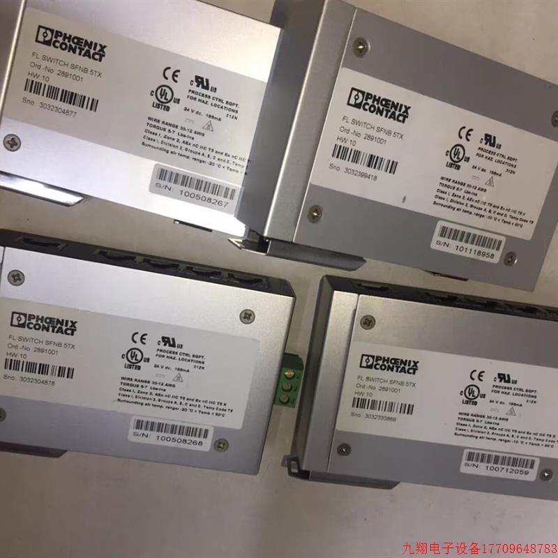 拍前询价:菲尼克斯工业百兆交换机5口 FL SWITCH SFNB 5TX 28910