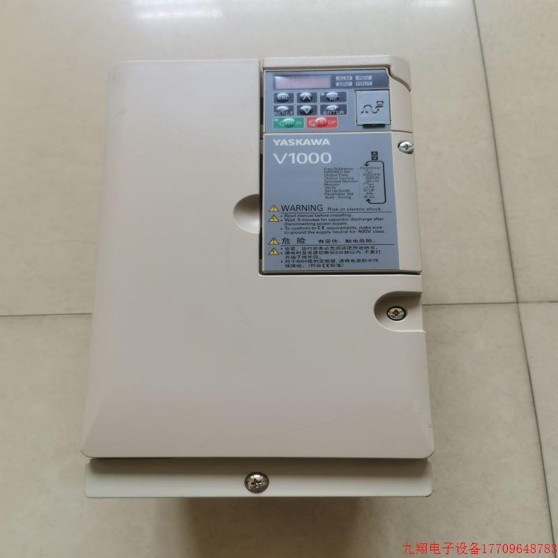 拍前询价:安川V1000变频器CIMR-VB2A0040FBA原装现货 220V 7.5KW