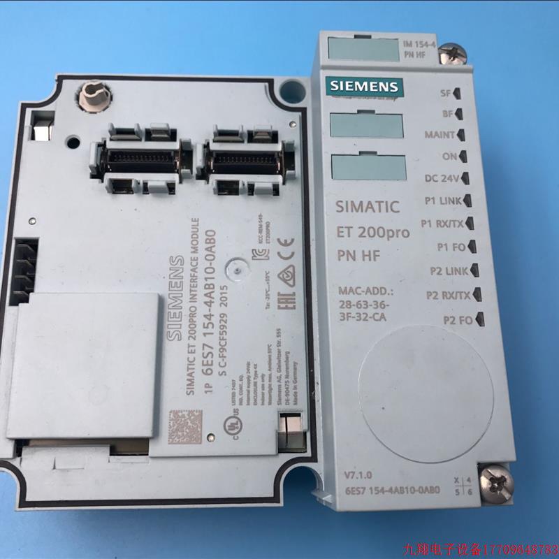 拍前询价:接口模块6ES7154-4AB10-0AB0 实物图