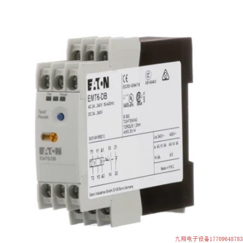 拍前询价:EMT6-DB 热敏电阻重载继电器 EATON伊顿穆勒电路保护 2