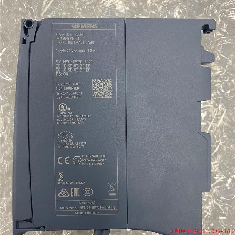 拍前询价:6ES7155-5AA01-0AB0