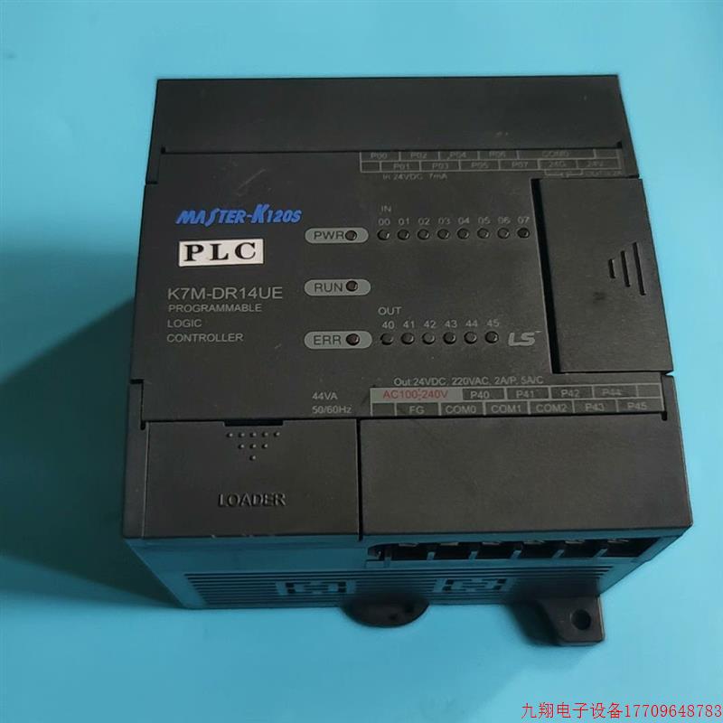 拍前询价:韩国LS产电可程序设计控制器K7M-DR14UE的,一台,实物拍