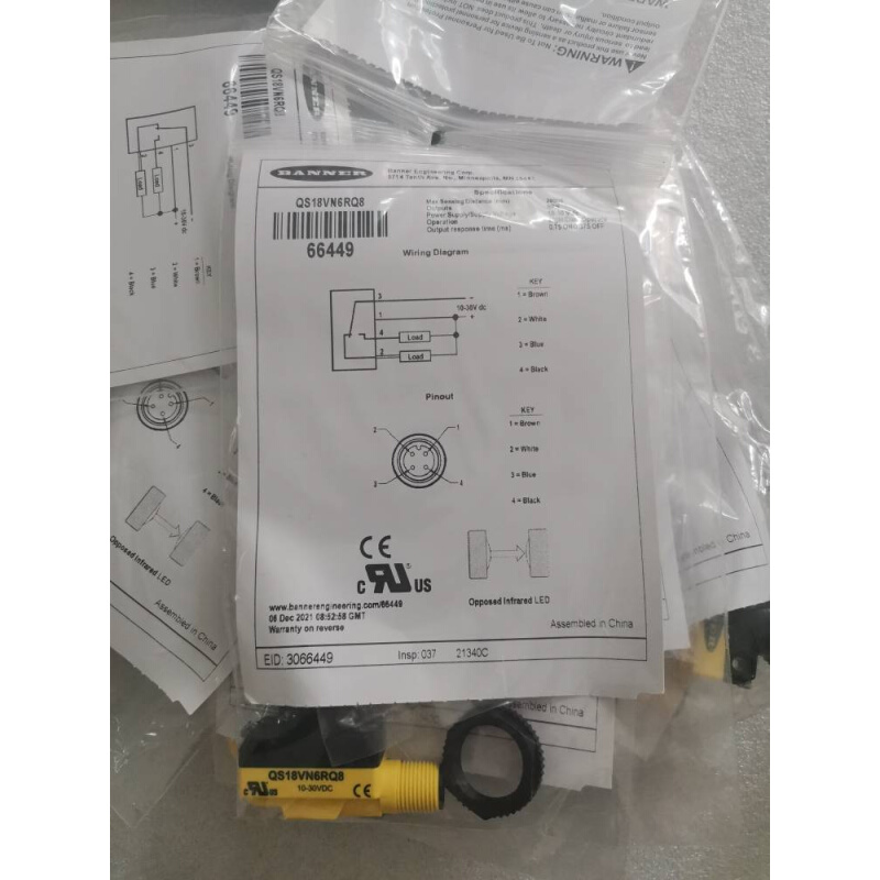 拍前询价：全新原装BANNER QS18VN6RQ8 现货