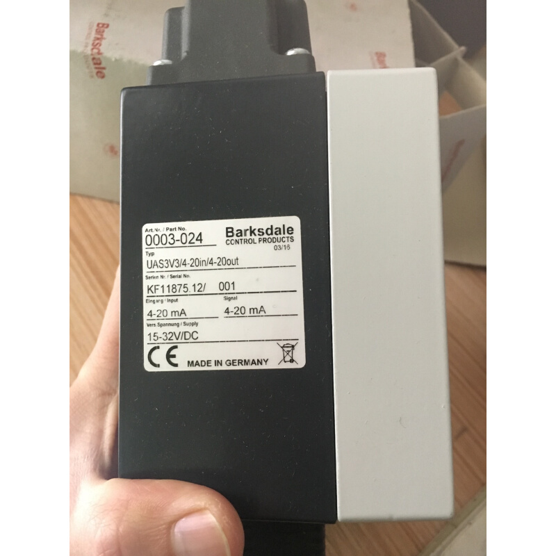 拍前询价：巴士德 控制器 UAS3V3/4-20in/4-20out询价为准