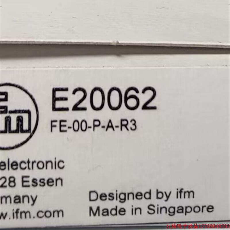 拍前询价:IFM E20054 E20062 E20080 E20129 全新原装正品易福门