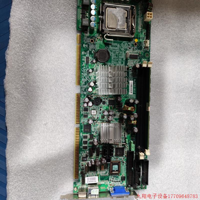 拍前询价:凌华原装 NUPRO-852 集成网卡 工控长卡主板 成色新 带