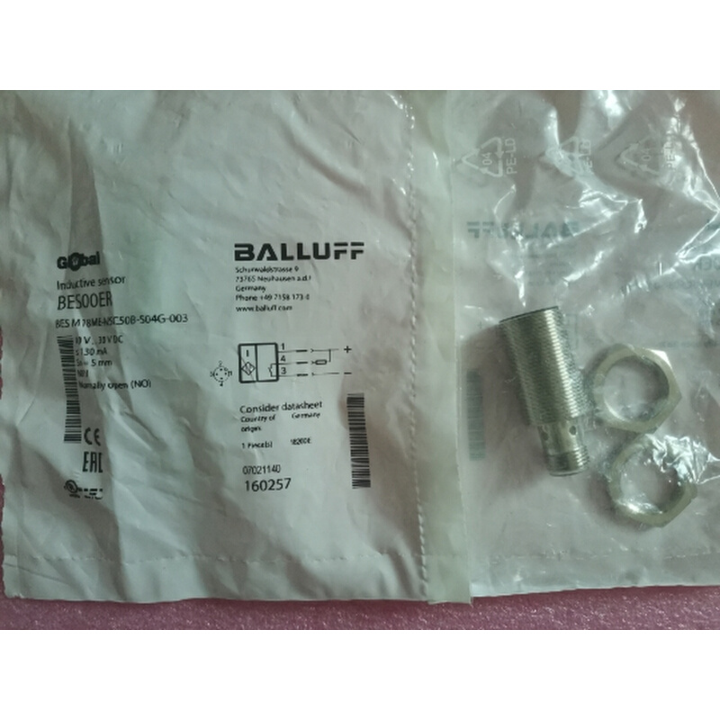 拍前询价：全新原装BALLUFF BES M18ME-NSC50B-S04G-003 BE