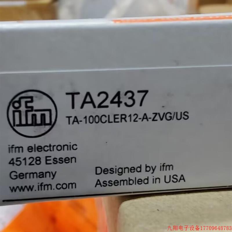 拍前询价:IFM TA2435 TA2437 TA2502 TA2512 全新原装正品易福门