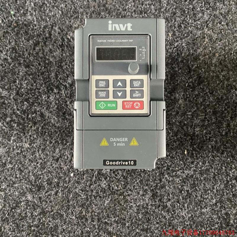 拍前询价:9新英威腾变频器GD10-0R7G 0R4G-S2-B 0.75KW 400W220V