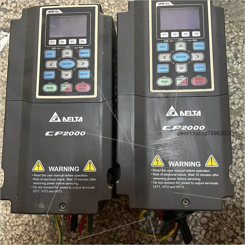 拍前询价：台达变频器VFD055CP43B-21 拆机下来的,包好,