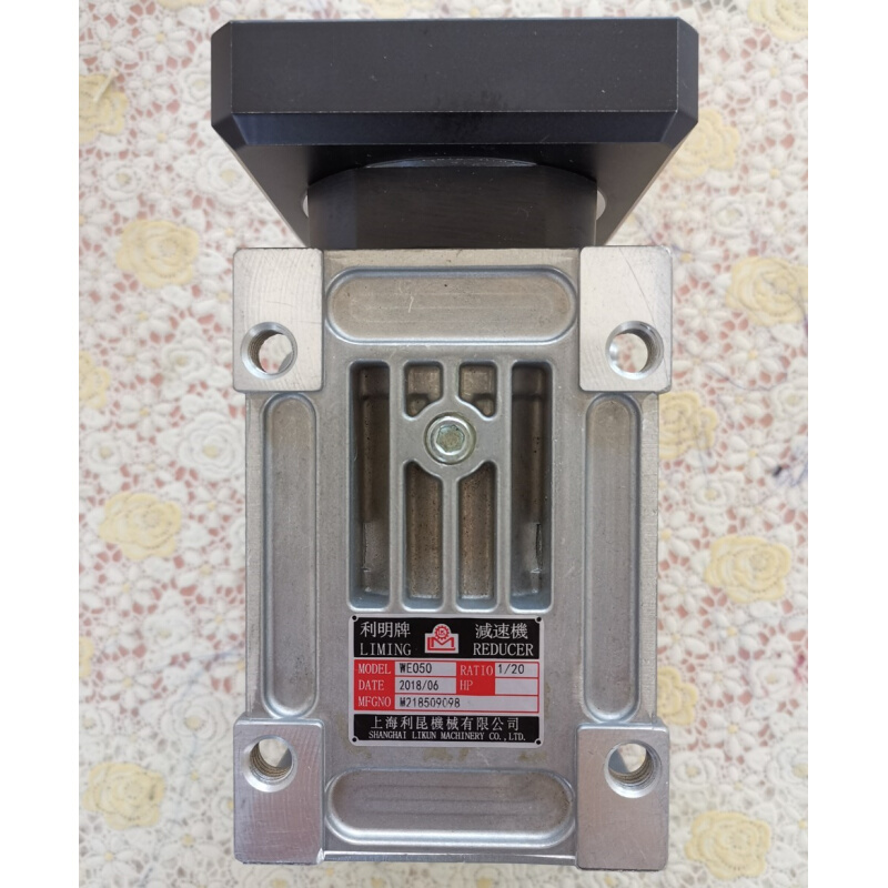 拍前询价：(议价)WE050利茗精密行星减速机速比20现货一台，配1FL