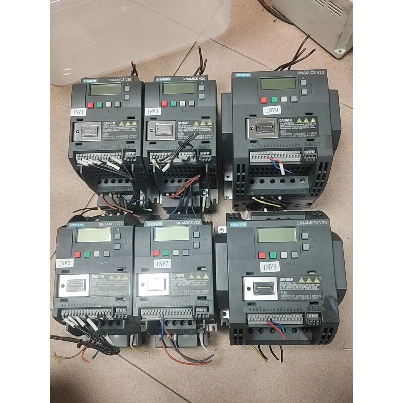 拍前询价：[议价]拆机的几台V20变频器，1.5kw的有4台，单价320