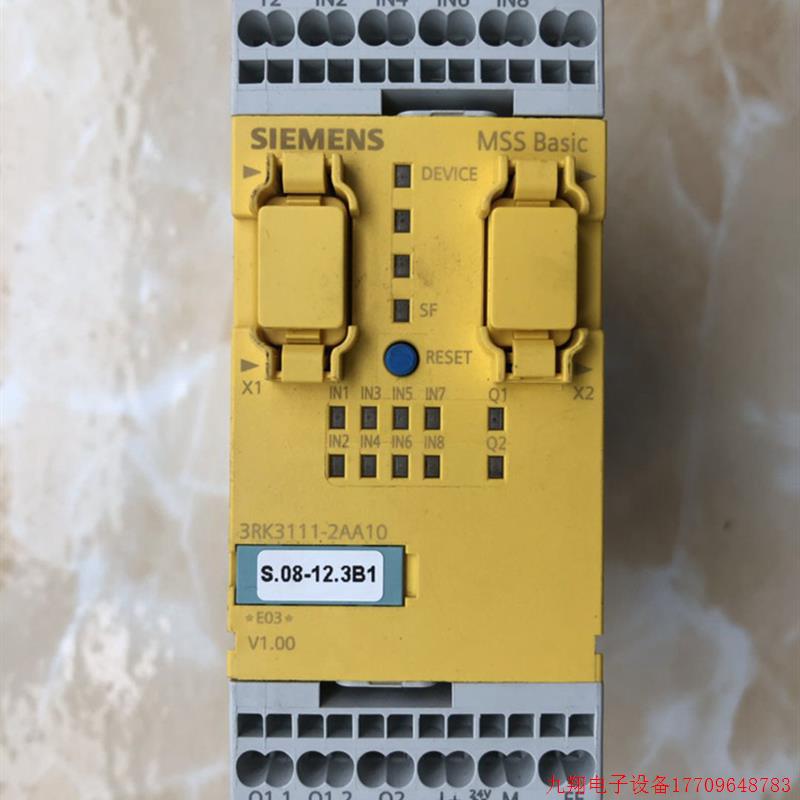 拍前询价:原装正品基础中央模块 3RK3111-2AA10 二手实物图