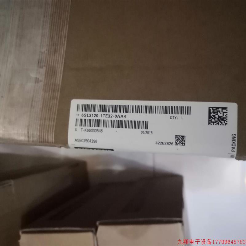 拍前询价:现货6SL3120-1TE32-0AA3全新S120单轴200A驱