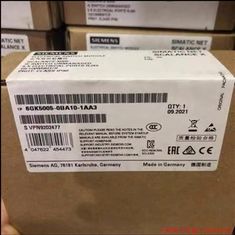 拍前询价:6GK5005-0BA10-1AA3口交换机RJ45端口6GK50050BA101AA3