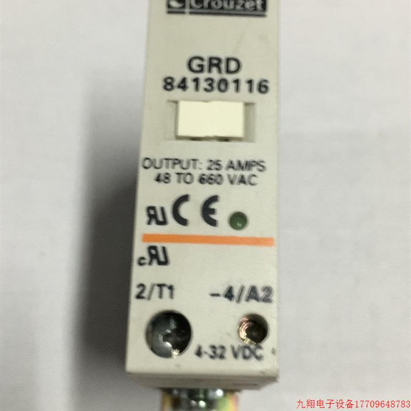 拍前询价:原装拆机法国Crouzet高诺斯固态继电器GND84130116  25