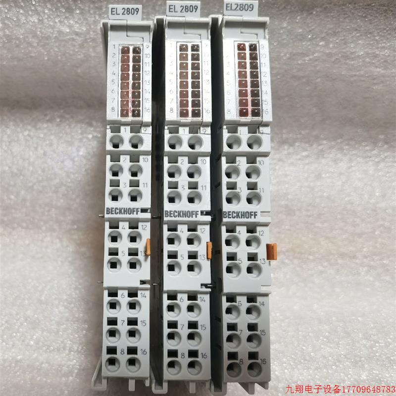 拍前询价:倍福模块 EL2809  EL1809 各3块