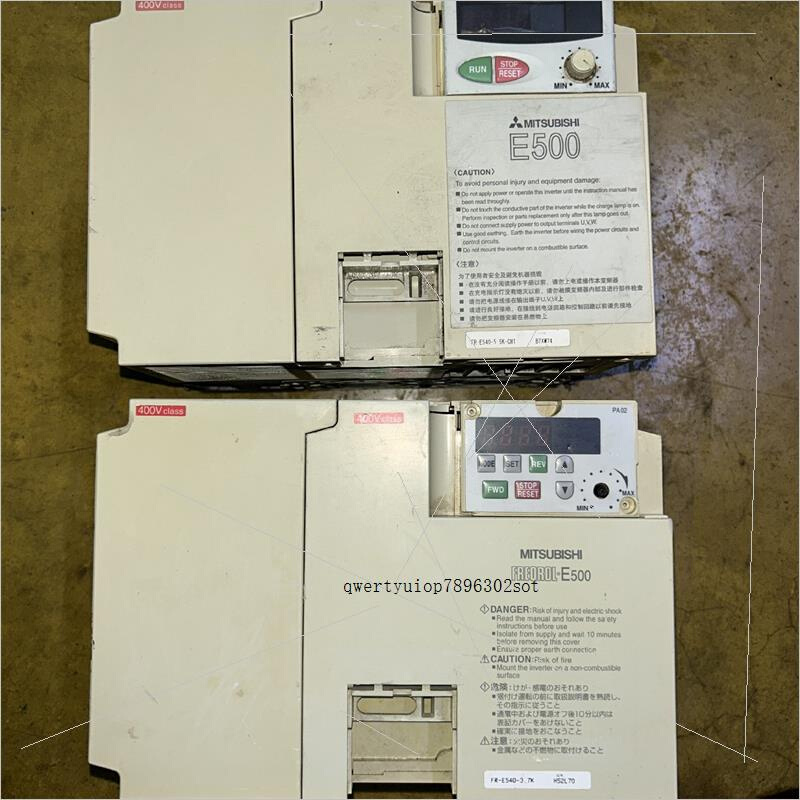 拍前询价：三菱E540变频器7.5kw(FR-E540-7.5K)二手