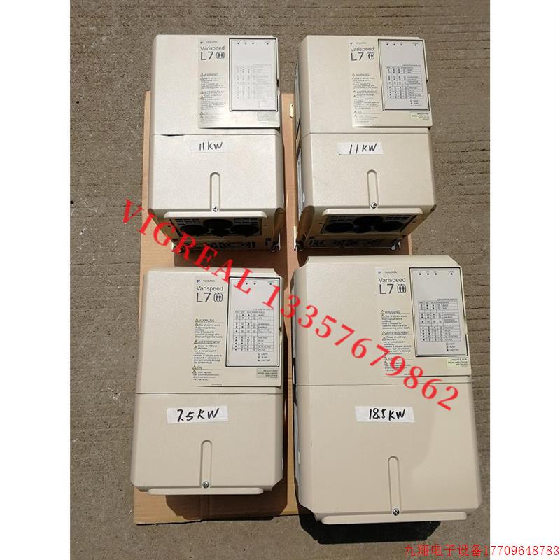 拍前询价:安川L7 11/18.5KW电梯变频L7B4011;L7B4018带PG卡二手
