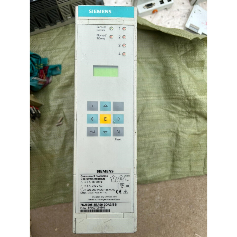 拍前询价：微机保护器 7SJ6005-5EA00-0DA0/BB