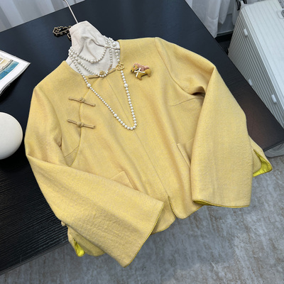 新中式盘扣春季小个子短外套女