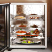 2025新款 厨房家用热菜保温箱插电加热恒温菜罩 饭菜保温柜神器冬季