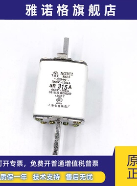飞灵NGTC2(RS33)315A 350A 400A aR200A快速熔断器上海电器陶瓷厂