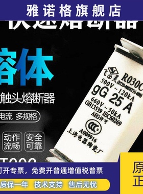 飞灵快速熔断器R030C NT00C RO3OC熔芯R030C 25A 32A 40A 50A 63A