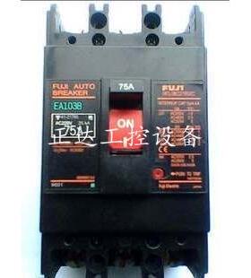 原装正品日本富士FUJI空气开关塑壳断路器EA103B 3P 100A现货