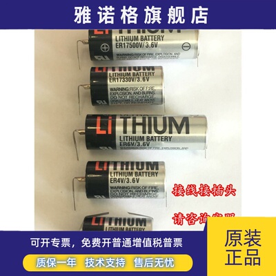正货！东芝TOSHIBA ER6V/3.6V ER3V ER4V ER17330V ER17500V/3.6V
