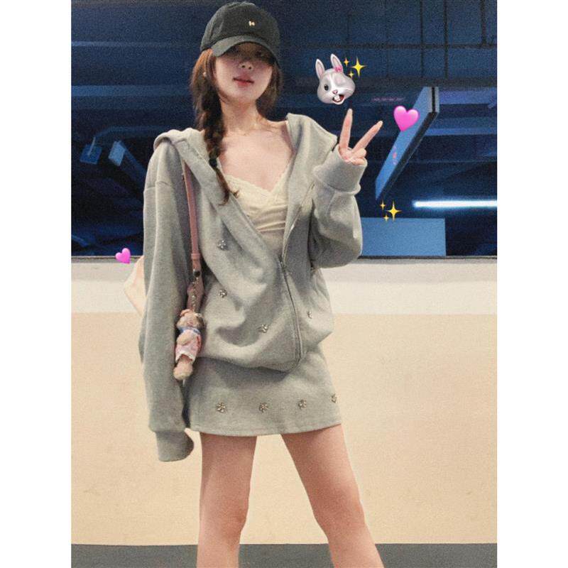 两件套春秋季运动服套装女休闲宽时尚套装
