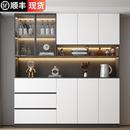 餐边柜靠墙一体展示柜现代简约置物柜家用酒柜茶水柜收纳储物柜子