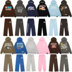 Broken Planet Hooded Sweatshirt with Foam Lettering, Niche Design, Loose Fit, Versatile and Trendy ins Hoodie for Spring and Autumn