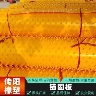 多点锚固板隧道混凝土防护垫抗压水泥管道内衬板加厚聚乙烯锚固板