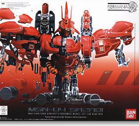 初版 日本万代 Formania 高达模型  成品 沙扎比胸像 Sazabi