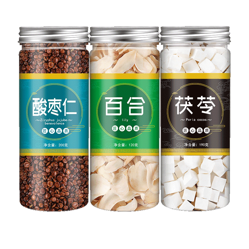 旗舰店无硫百合酸枣仁茶