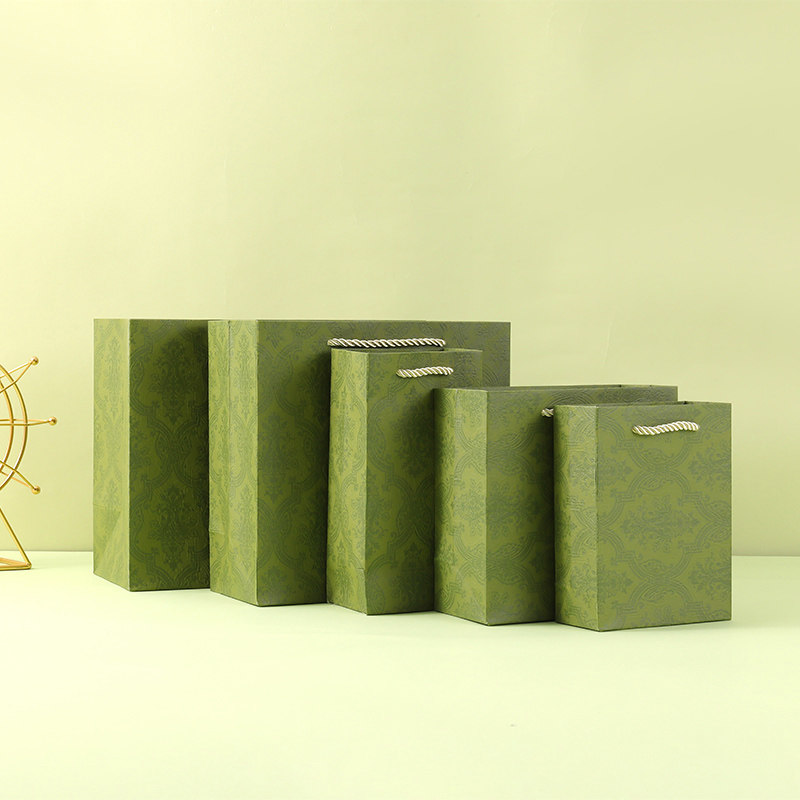 牛皮纸袋购物袋加厚牛皮手提礼物袋子服装店袋印刷logo礼品袋