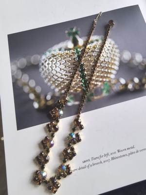 Vintage复古首饰 weiss老杰克水晶中古项链