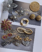 pim Vintage 复古首饰monet 考文垂胸针套组