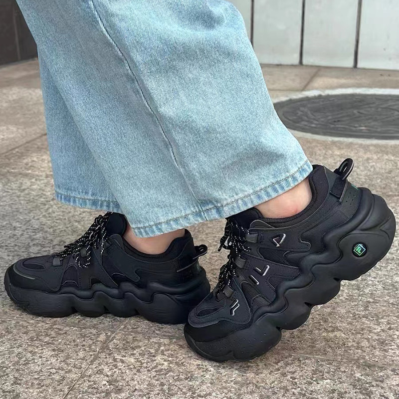 FILA斐乐帕尼尼PANINI女鞋篮球鞋复古运动休闲鞋老爹鞋F12W242605