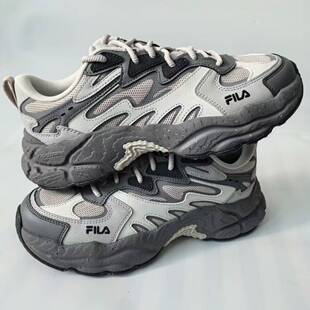 FILA斐乐秋季款男鞋老爹鞋运动鞋蕨草鞋男子厚底休闲鞋F12M431110