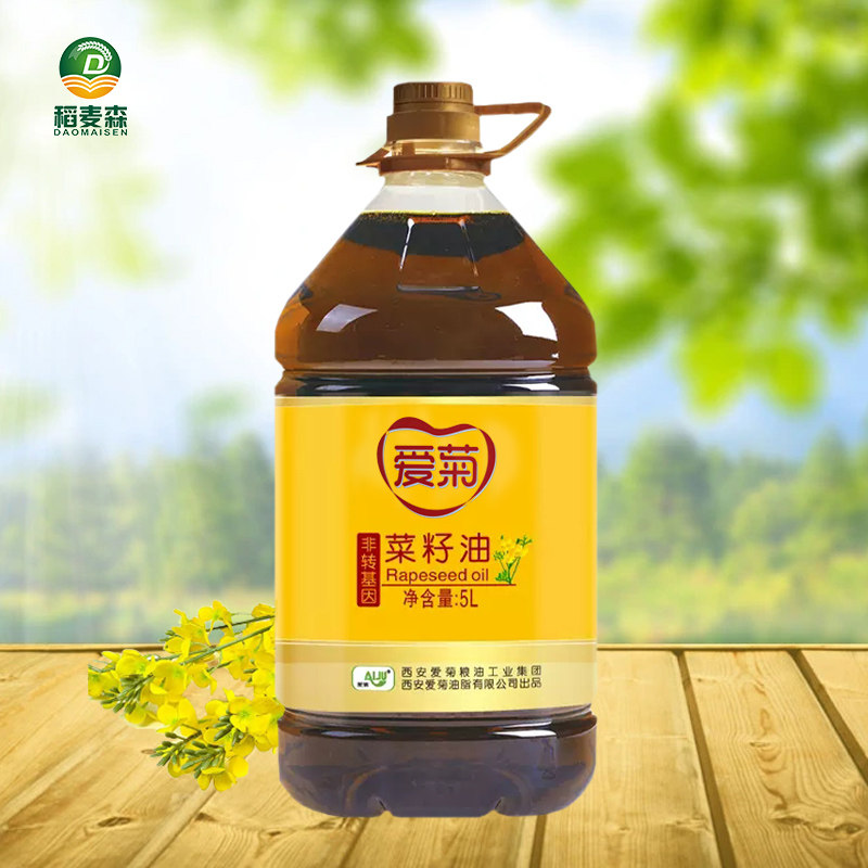 爱菊三级菜籽油 油泼辣子、油泼面、凉皮、调味油 大桶5L