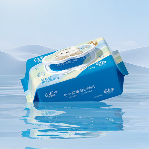 可心柔獭獭湿厕纸80抽